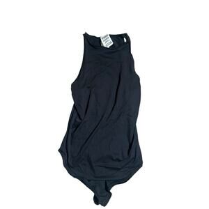 Victoria's Secret PINK high-neck black sleeveless bodysuit Size S